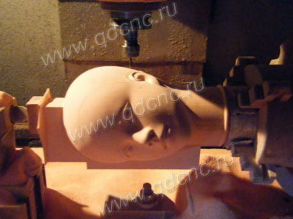 head sculpture engraving